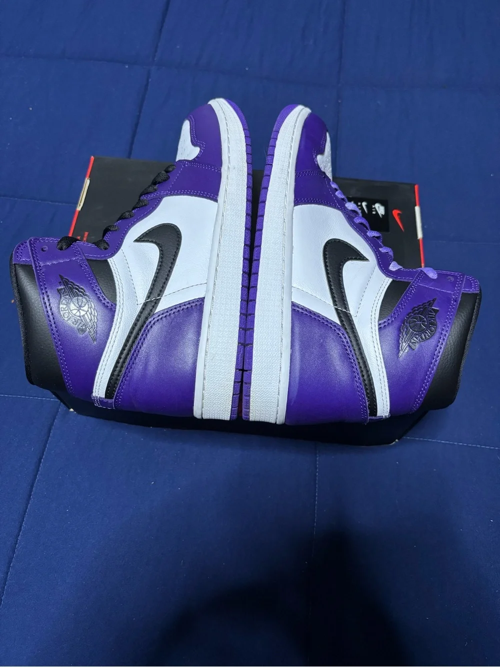 Jordan 1 Retro High OG Court Purple 2.0 2020 Size 8.5